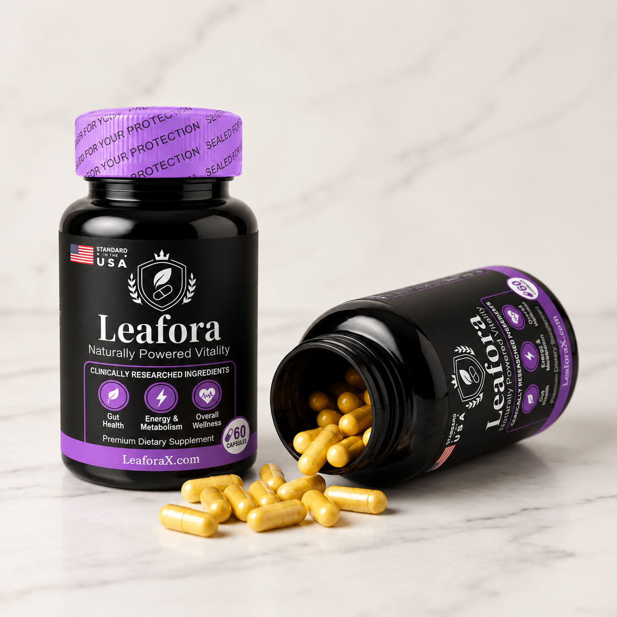 Leafora Advanced Synbiotic | Halal Menopause Belly & Gut Health Support