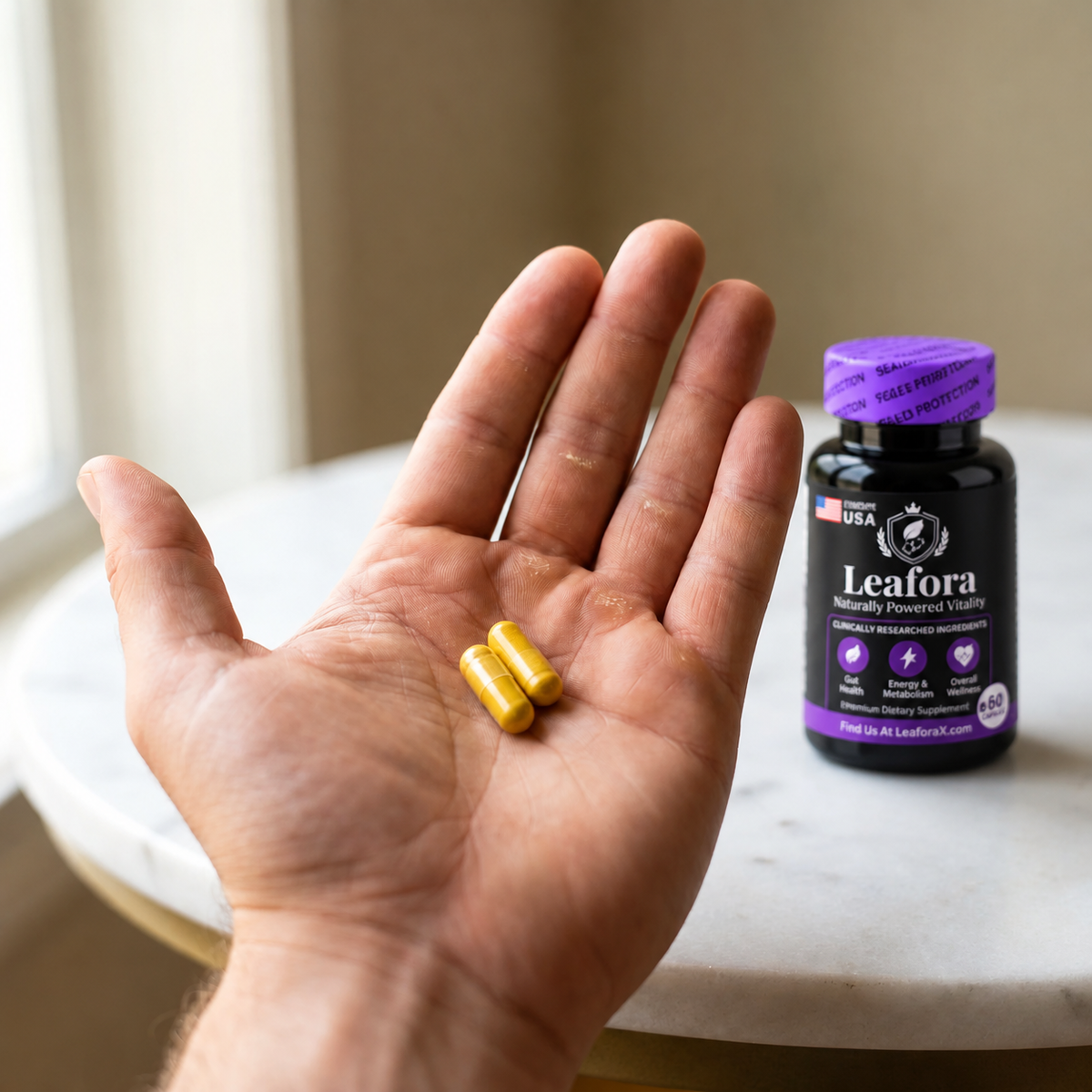 Leafora Advanced Synbiotic | Halal Menopause Belly & Gut Health Support
