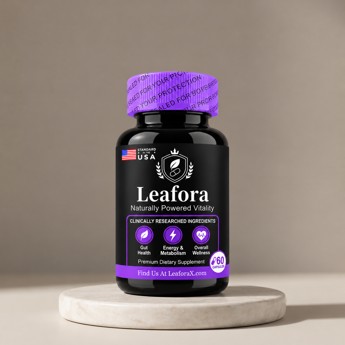 Leafora Advanced Synbiotic | Halal Menopause Belly & Gut Health Support